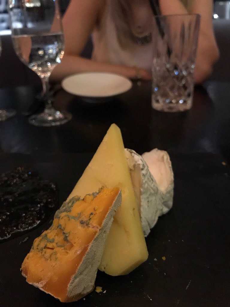Wdalecreamery's tweet photo. Spotted! Our #Blue16 cheese looking mighty fine & heading up the cheeseboard @gauchogroup https://t.co/Fwa6f3qFO7