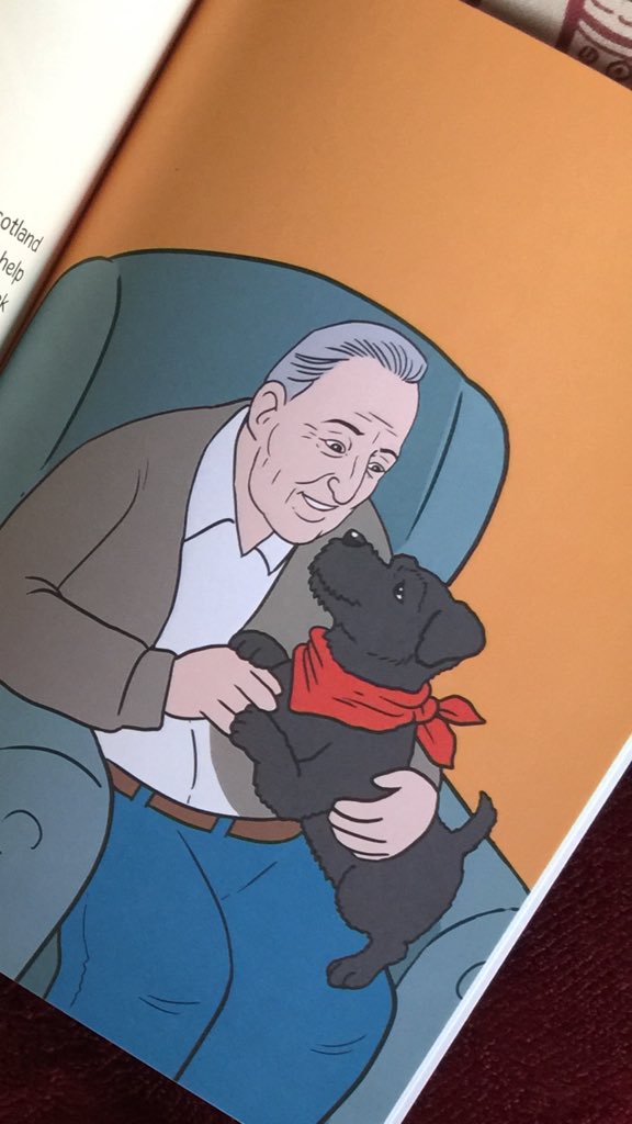 Orangetreepriv1's tweet photo. Proceeds from our book sales help vulnerable children, elderly & their pets plus #bobanddarkie #gettingoldbook #animaltherapy #dementiaawareness £12.99 on our website now https://t.co/kN60tw9gD9