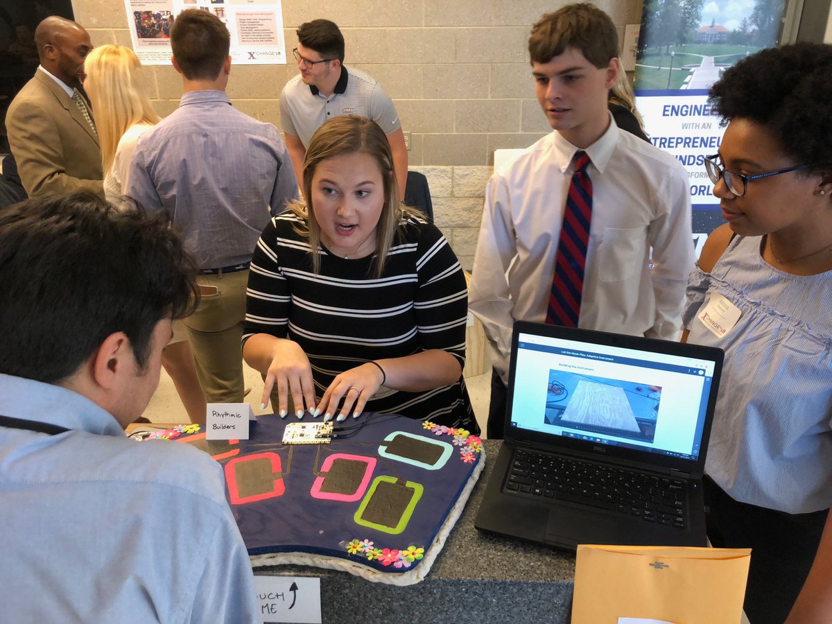 kurtpaterson's tweet photo. @JMUEngineering students at our Fifth Annual xChange demonstrate the greatest honor in college is doing something that matters. Great to see first-year through senior students doing just that every year they are in the Madison Engineering program. #MADEproud #MADExChange https://t.co/pKtpe6EXYt
