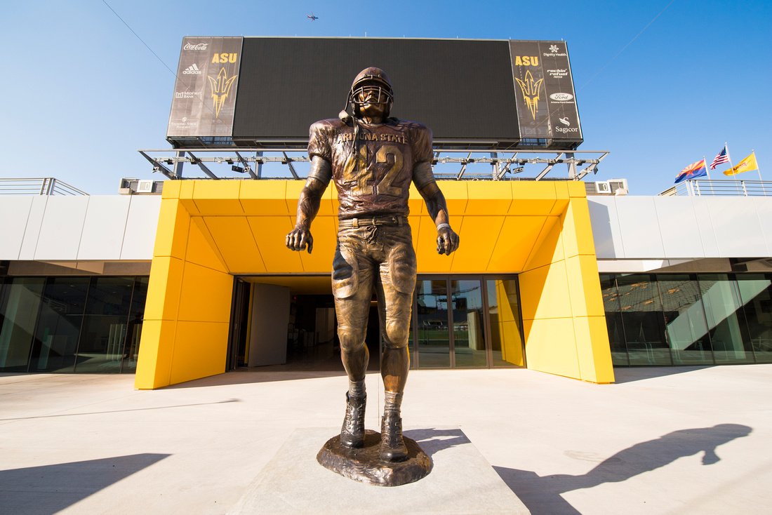 TheSunDevils's tweet photo. On this day 14 years ago, we lost a legend. #PT42 https://t.co/wlXuUobvxH