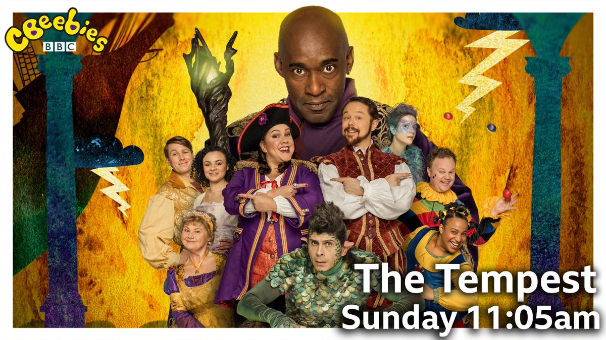 CBeebiesHQ's tweet photo. How beauteous @BBCiplayer is! 🤔
O brave new world, that has such theatre in it!
CBeebies The Tempest is now available on iPlayer. 🤗
#ShakespeareWeekend! https://t.co/wNNPlSjo7k