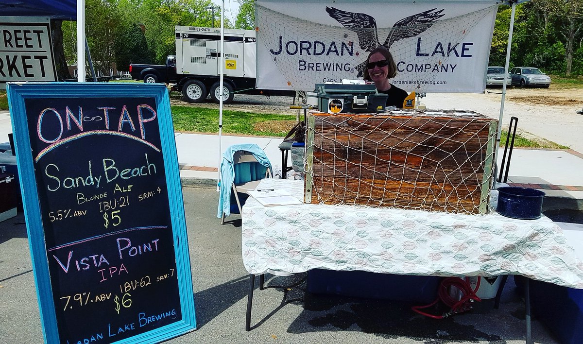 jordanlakebrew's tweet photo. Come see us at the Cary Downtown Chowdown today! https://t.co/HqJqP09jpY