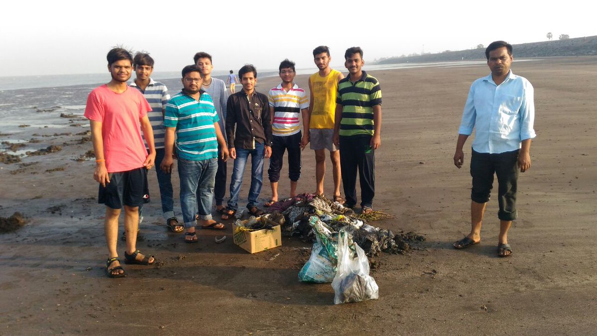 ecoclubgecv's tweet photo. #EarthDay Government Engineering College Valsad, having #ecoclub under college students and professors do various activities. Clenness of Tithal Beach, Swatchata awareness in valsad city And many more @collectorvalsad @PMOIndia @narendramodi @narendramodi_in @ecoclubgecv @CMOGuj https://t.co/AvQjdGcprW