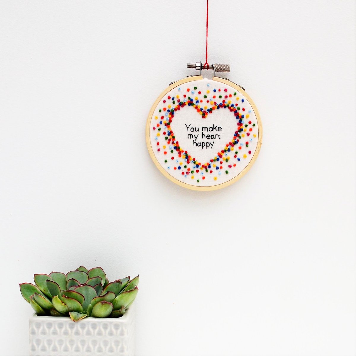 You make my heart happy stitched entirely by hand 😊😍
etsy.com/uk/shop/pixiec… 

#handmadehour #QOTD #womaninbiz #craftbuzz