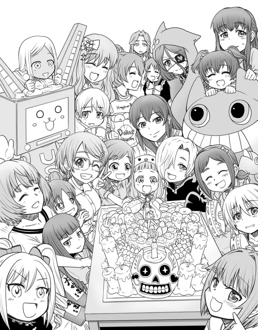 小梅ちゃん誕生日の時に描いてたはずだった絵 