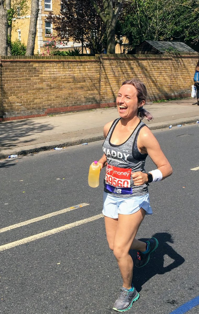 Not only is she the first woman on dialysis to complete the #LondonMarathon <a href="/LondonMarathon/">TCS London Marathon</a> but she looks like she's just out for a stroll! <a href="/queenofdialysis/">Maddy Warren</a> you are, quite frankly, superhuman! We salute you. #kidneylessmarathon #TeamKidneyCareUK #KidneyWarrior