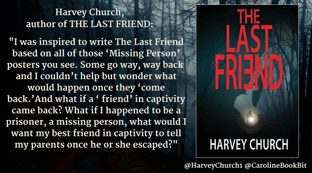 JonCazCole's tweet photo. ICYM Today it's @Marablaise's turn on @HarveyChurch1's #TheLastFriend #bookblogtour with an insightful #AuthorQA - check it out! https://t.co/whloa1Zn9p https://t.co/aMKdyCiVfp