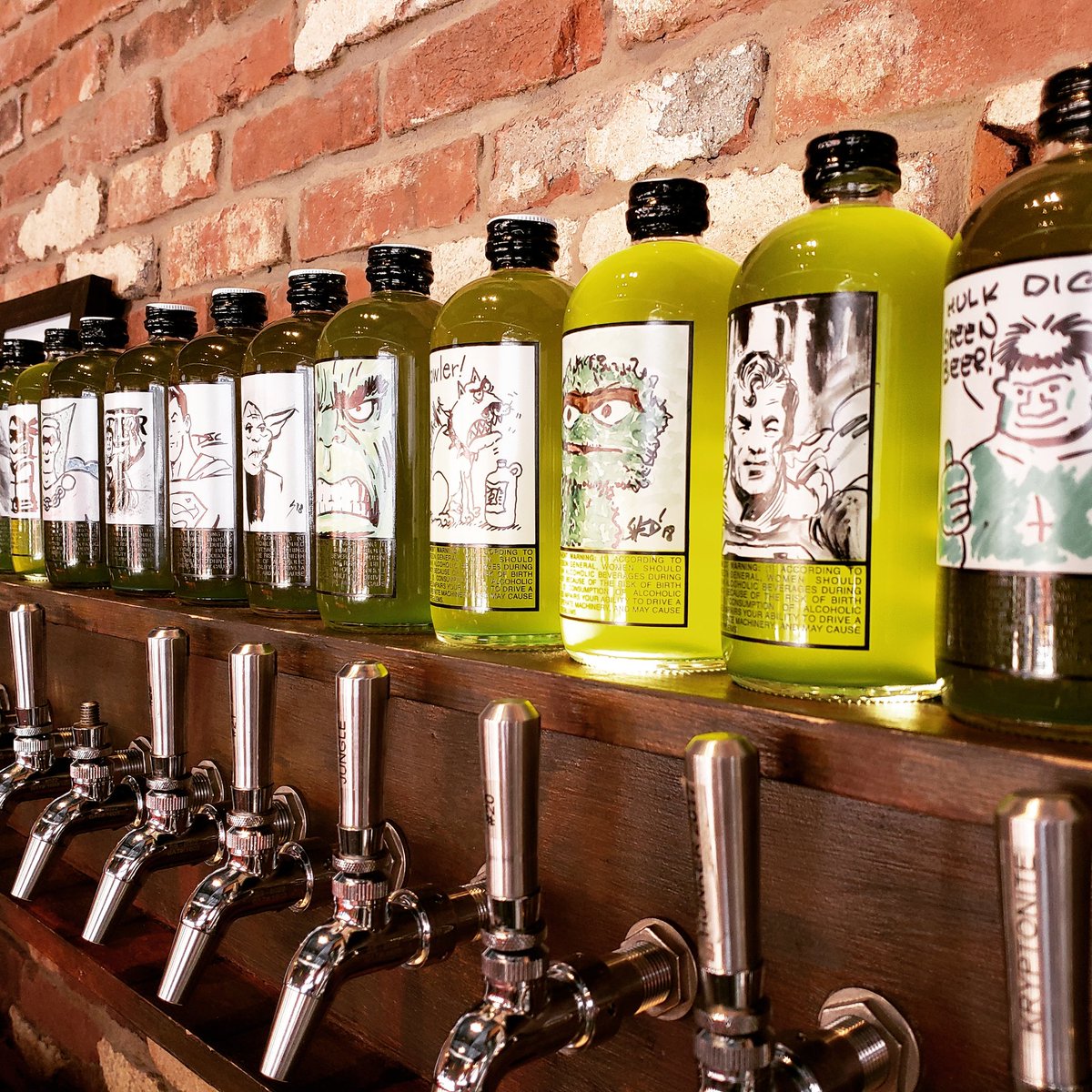 ButlerBrewWorks's tweet photo. Kryptonite bottles are SOLD OUT! Look for these remaining 20 at auction soon to raise funds for #PCBW! https://t.co/0dSlgzKGom