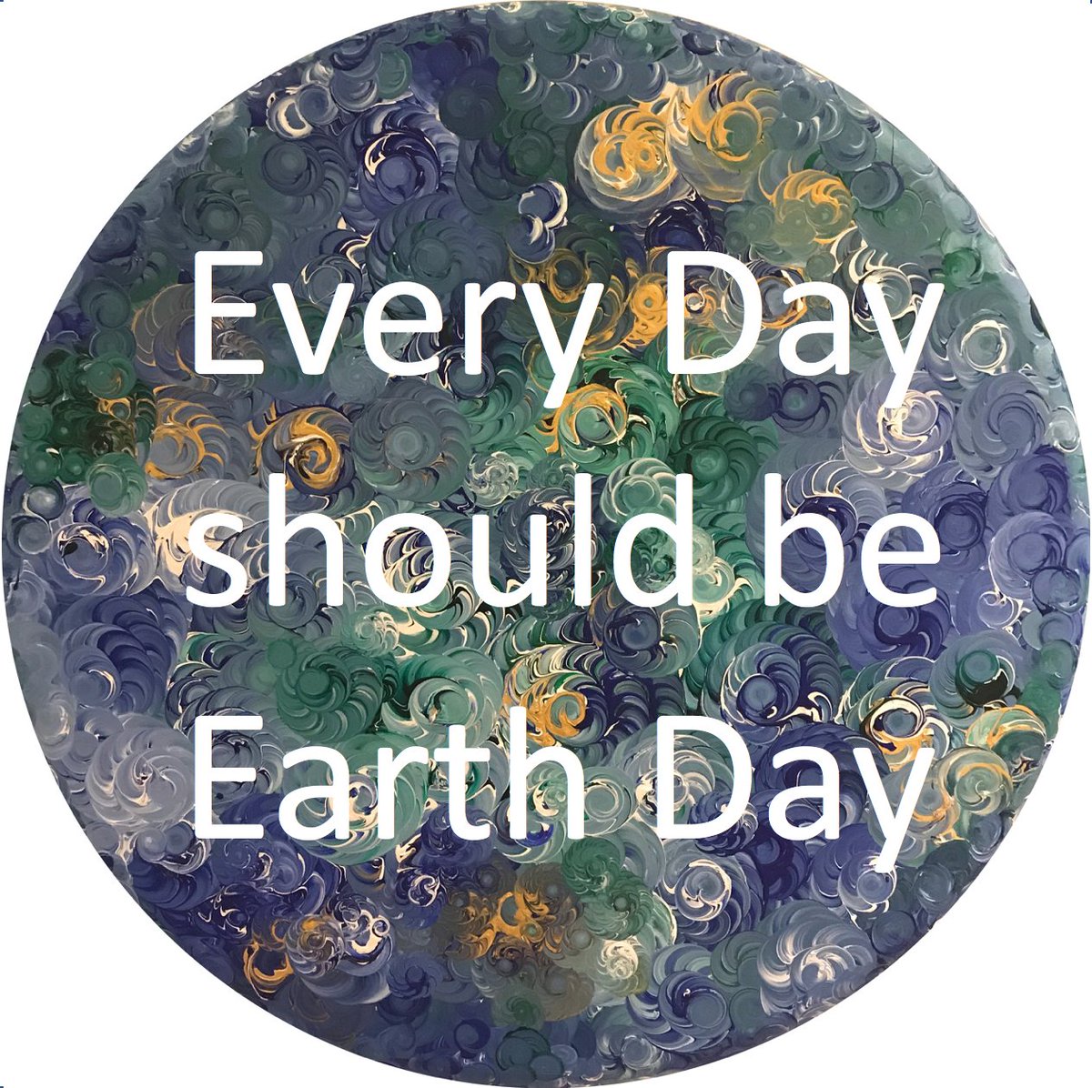 Arjunkaicker's tweet photo. Every day should be Earth Day. #EarthDay #EarthDay18 #art #painting https://t.co/GrKWjTbRn7