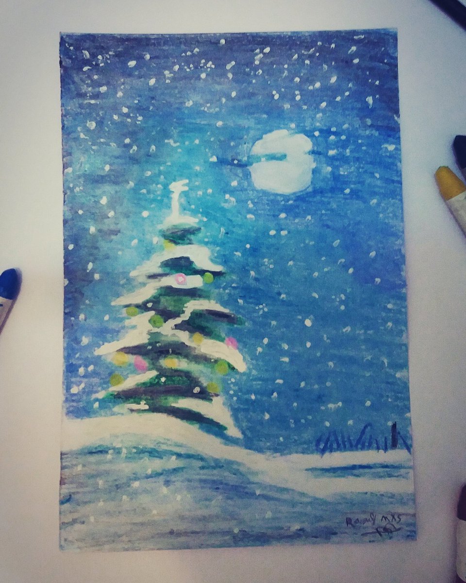 Raouf Mxs On Twitter Raoufmxs Christmas Tree In The Snow