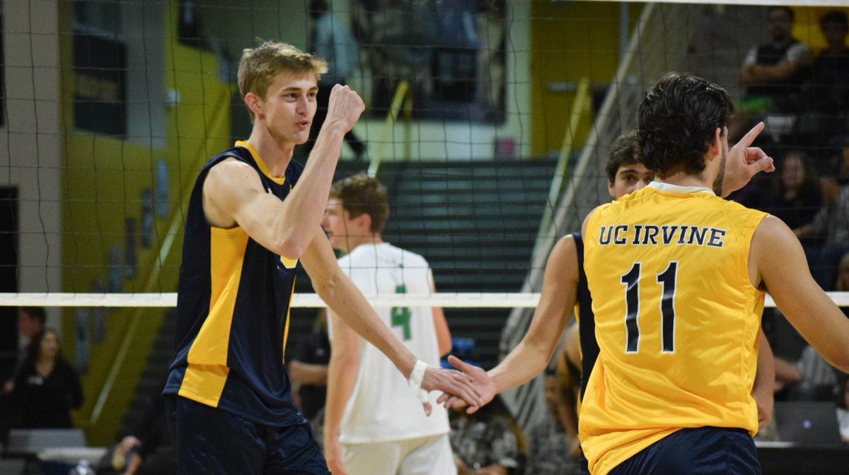 UCImvb's tweet photo. The 'Eaters have received an at large bid to the NCAA Tournament ➡️ https://t.co/xc6FNOXA6H https://t.co/P7UdQjJbXB