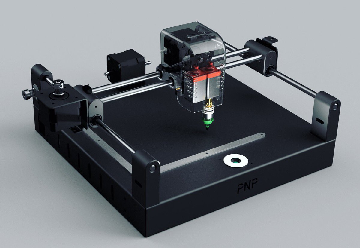 We’ve been working on a little side project! A Pick n’ Place machine running on <a href="/Smoothieware/">Smoothieware</a> with <a href="/openpnp/">OpenPnP</a> Should we release a kit? Feature requests? Let us know in the comments! #ElectricalEngineering #Engineering