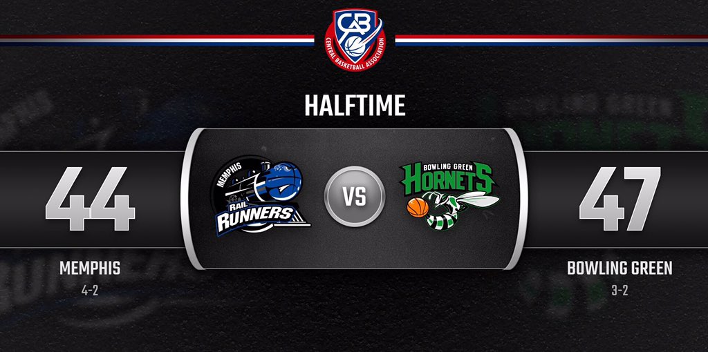 playCBA's tweet photo. HALFTIME: Memphis vs. @BGHornetsCBA #playCBA https://t.co/kMK4gaS2Xg