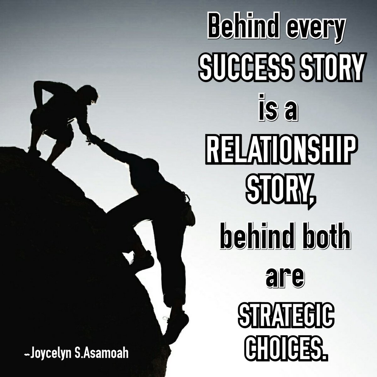 JAnuonyam's tweet photo. Behind every success and relationship story are strategic choices!
#ThinkBIGSundayWithMarsha @RespectYourself 
@SnowCalmth https://t.co/SKFwrw3FoS
