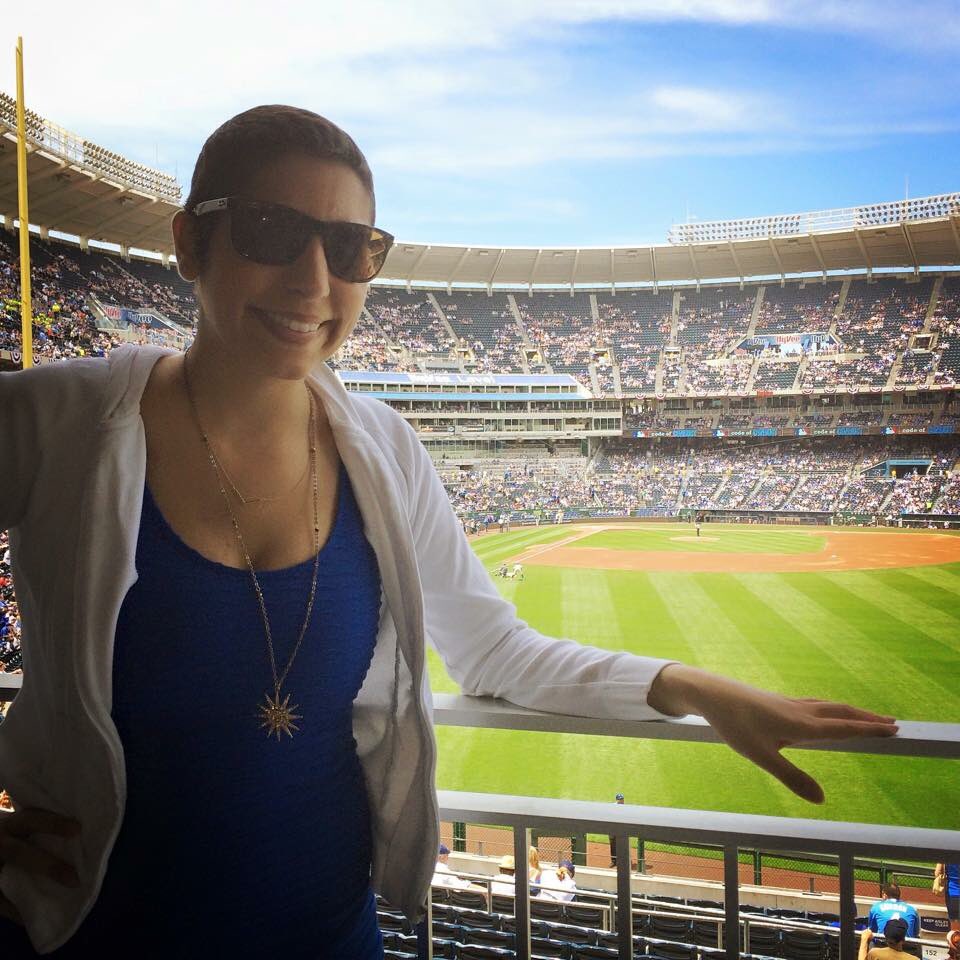 Sar517's tweet image. Hey @Royals  - Big fan. Spent the last 5 bdays with you guys (including this one - head shaved because I just beat cancer). How many retweets to get into a suite for the May 18th game with some friends? ;)