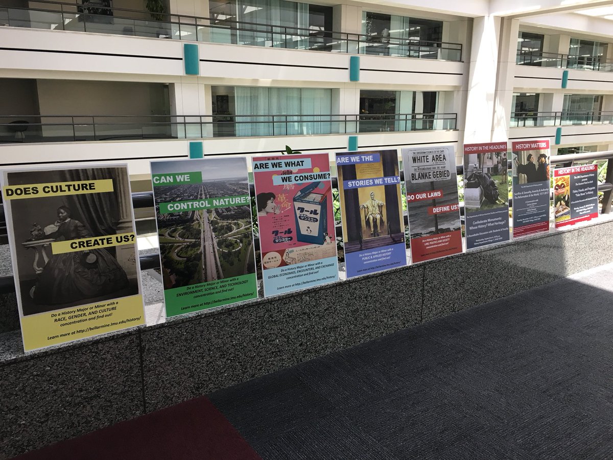 LMU_History's tweet photo. Itβs #LMUPreviewDay 2018, and weβre ready to share all the great things happening in History. Stop by UHall 3448 for info. #StudyHistory cc: @LMUBellarmine @LMUAdmission https://t.co/HgHXEWVA9K