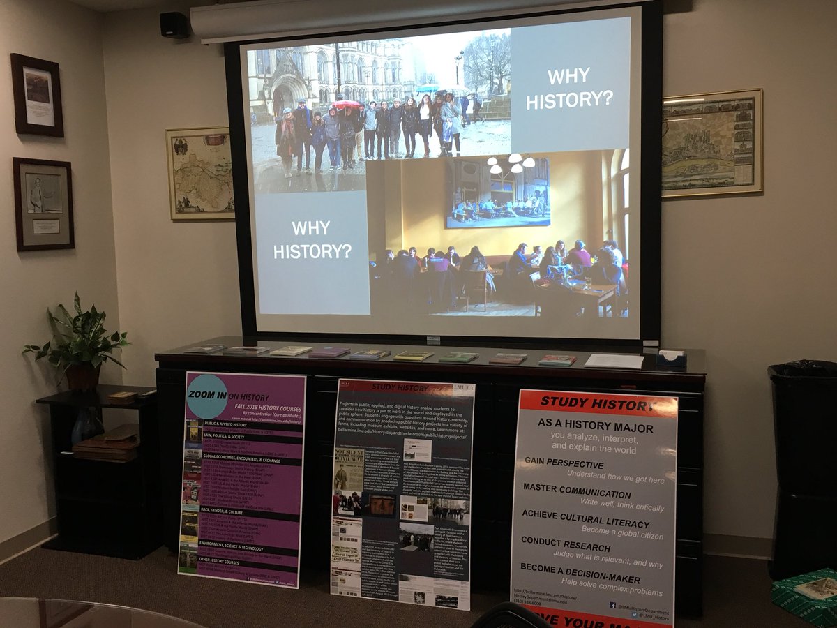 LMU_History's tweet photo. Itβs #LMUPreviewDay 2018, and weβre ready to share all the great things happening in History. Stop by UHall 3448 for info. #StudyHistory cc: @LMUBellarmine @LMUAdmission https://t.co/HgHXEWVA9K