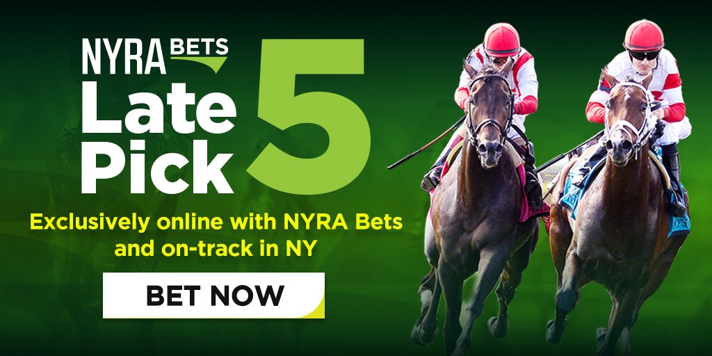 Race 6 is up next and starts the @NYRABets Late Pick 5. Heard about the $48K carryover and mandatory payout?!?!?! 💰💰💰💰💰