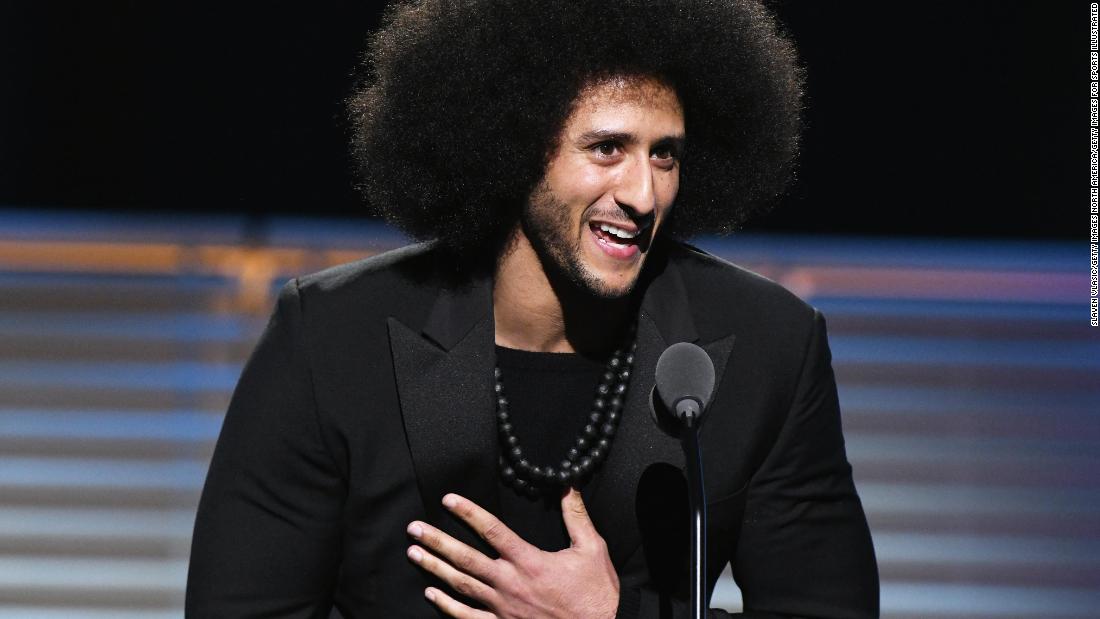 CNN's tweet photo. Colin Kaepernick named Amnesty International Ambassador of Conscience https://t.co/vdKeLy75cc https://t.co/0s0ExWCTJf