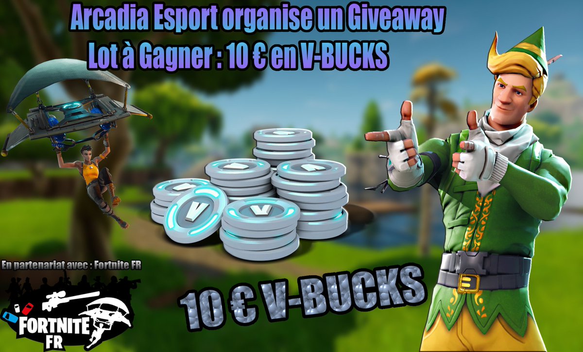 #GIVEAWAY #CONCOURS 10€ paysafecard à gagner !

Pour participer :
👉 gleam.io/competitions/p…
👉 RT &amp; Follow <a href="/FortniteFRance5/">Fortnite france</a> 

#fortnite #fortnitefr #fortnitefrance #vbucksgiveaway #Vbucks