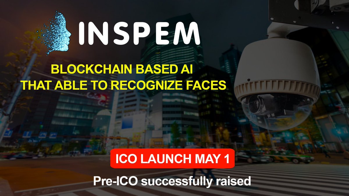 We are pleased to announce that pre-ICO has been successfully raised.
Launch ICO after 9 days.
Join: ico.inspem.com
#ico #bitcoin #btc #inspem #presale #tokensale #ico #ito #invest #cryptocurrency #icobench #icodrops #AI