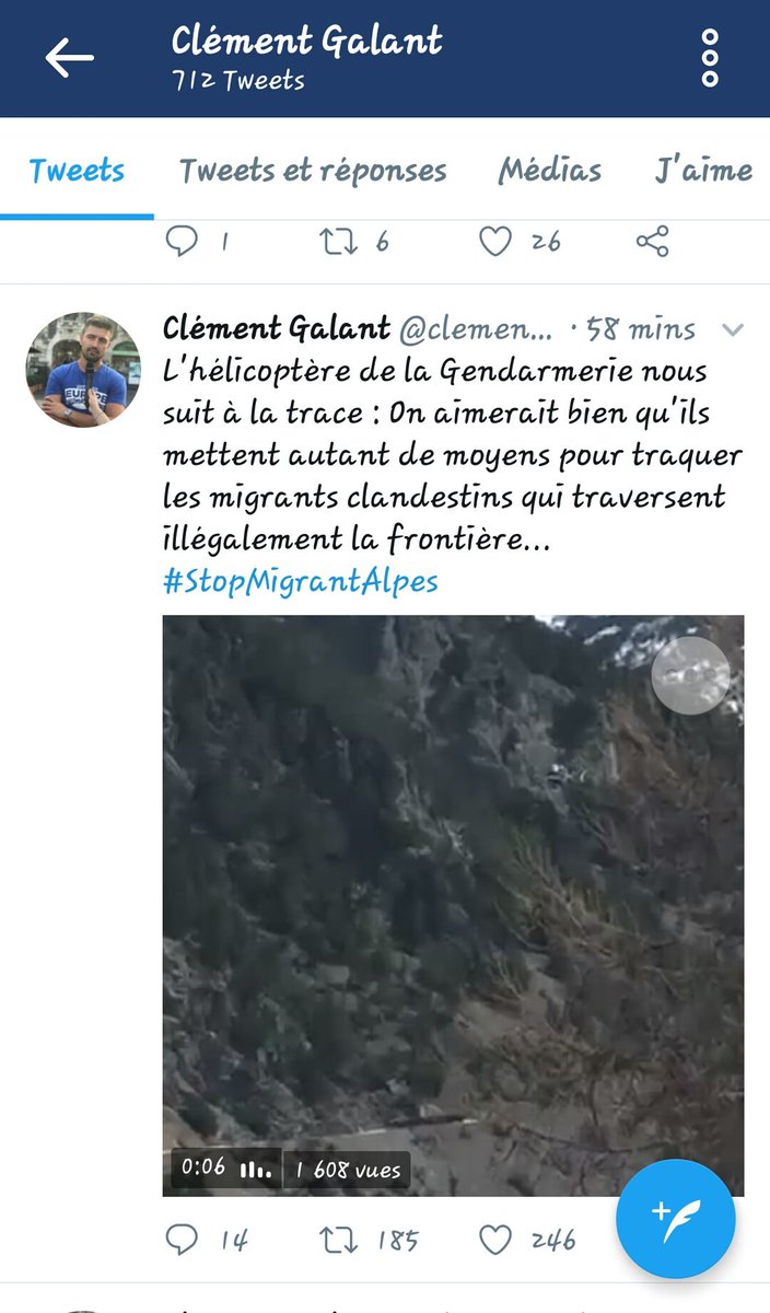 Circonscripti18's tweet photo. Ci-dessous le profil d'un des porte - paroles #GenerationIdentitaire qui a été suspendu et qui n'apparaît plus sur mon tweet.
#StopGenerationIdentitaire https://t.co/xWMjZOjU8K