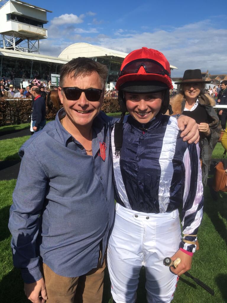 mpmflooring's tweet photo. Nice day out in the sun @stratfordraces today. Bryony Frost rode Royal Magic for us today https://t.co/HioUAQhfGU