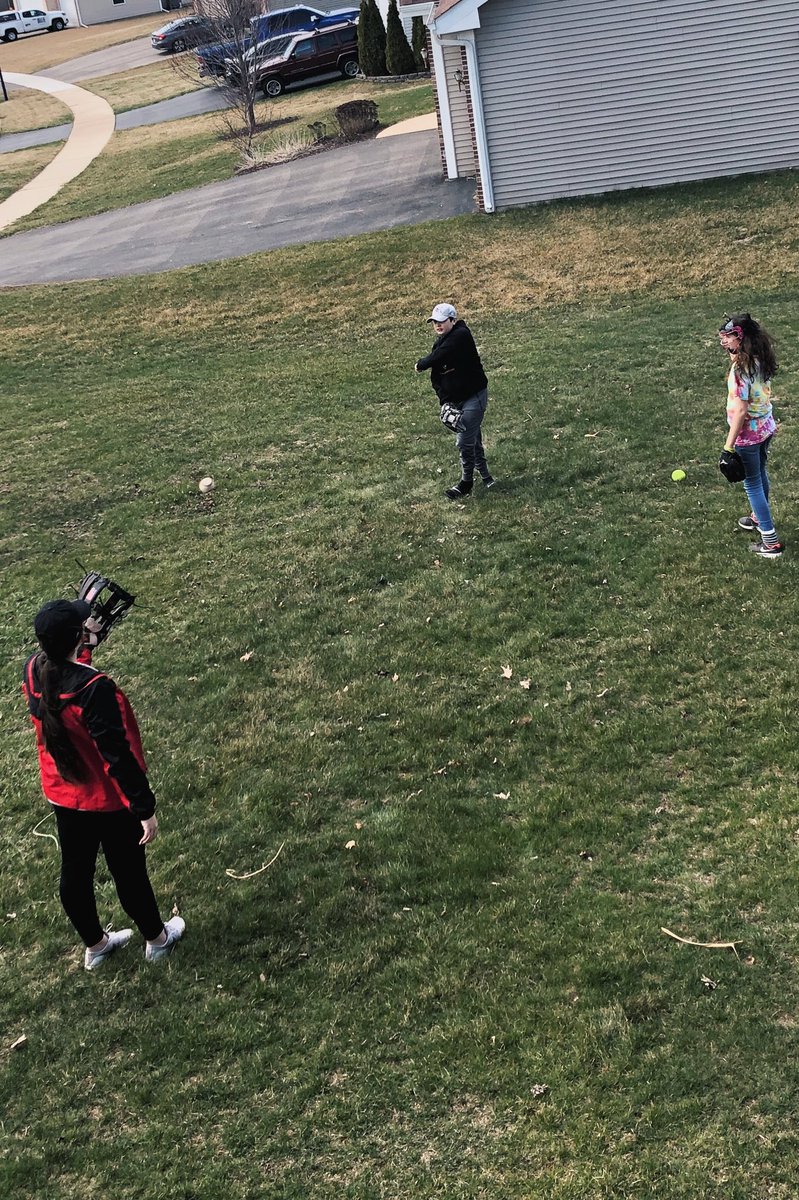 halie_tate's tweet photo. god is so good. two days ago, caleb was receiving chemo. today, he threw on his glove and played catch with me for the first time in over a year. it’s just the little things that mean the most💛#castillostrong https://t.co/NCqrOmK1oJ