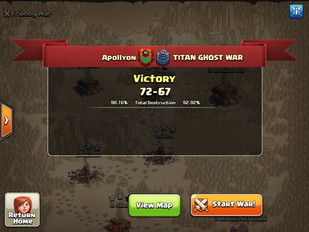 Wrapped up week 2 with a win in <a href="/MinerLeagueCW/">MLCW</a> against TITAN GHOST WAR