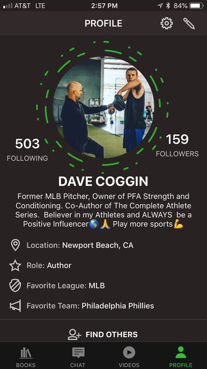 If you’re serious about playing at the next level, take a look at this app and download the book helped written by the one and only @PFAbaseball, full of great information💪🏼 @CompleteAthlete