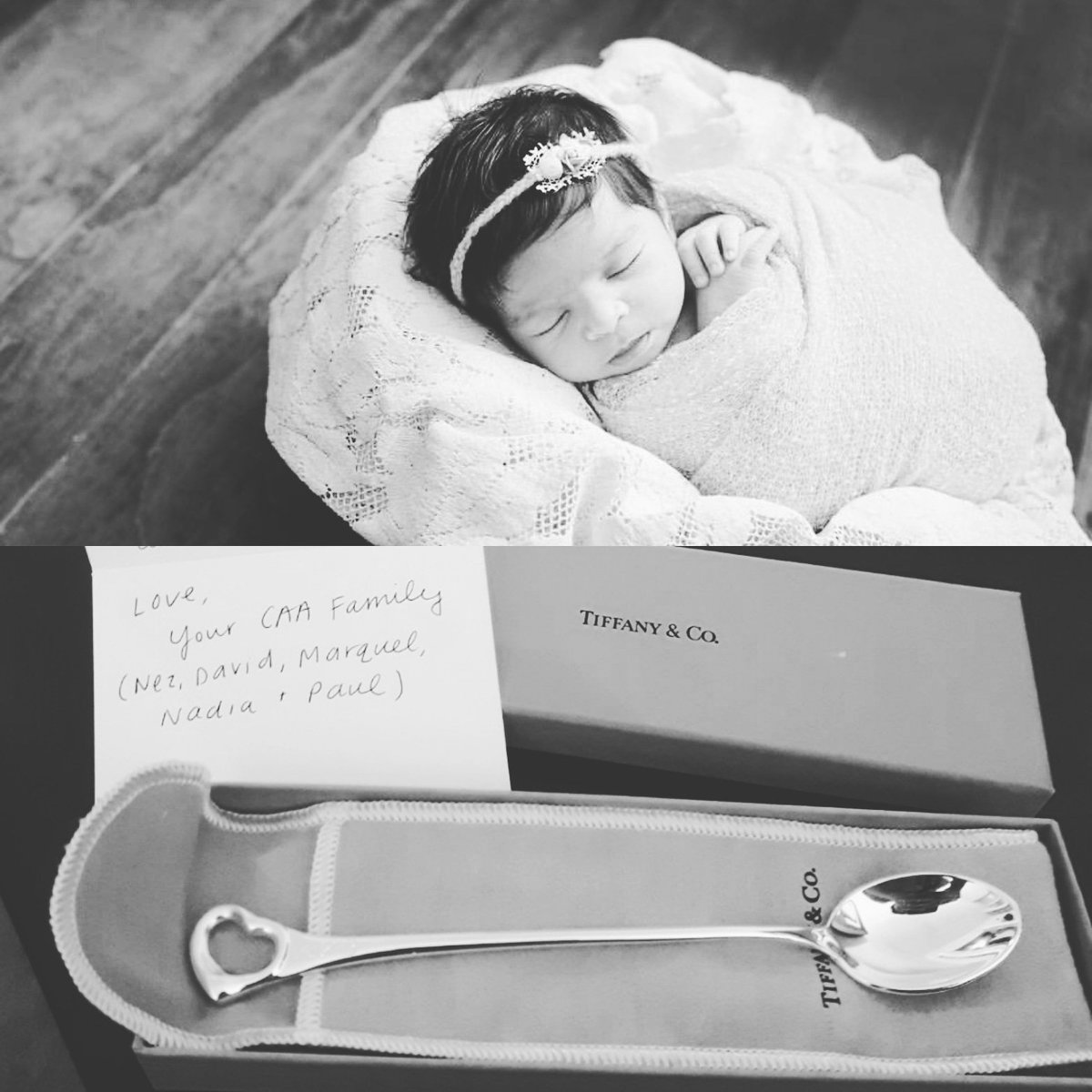Life's much easier 2 navigate when u have the right people around u. My family and I are truly fortunate 2 have the team from CAA by our side. The little things count, like sending a customized silver spoon for ur newborn. A fitting gift for a princess! #family #TeamBhullar