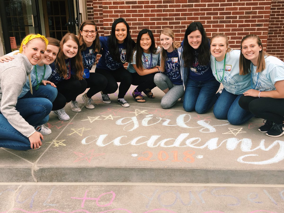 CreightonKappa's tweet photo. GIRLS Academy was a success! We learned about empowerment, inspiring others, respect for ourselves and others through leadership &amp; service! https://t.co/qB8Nhdi7eI
