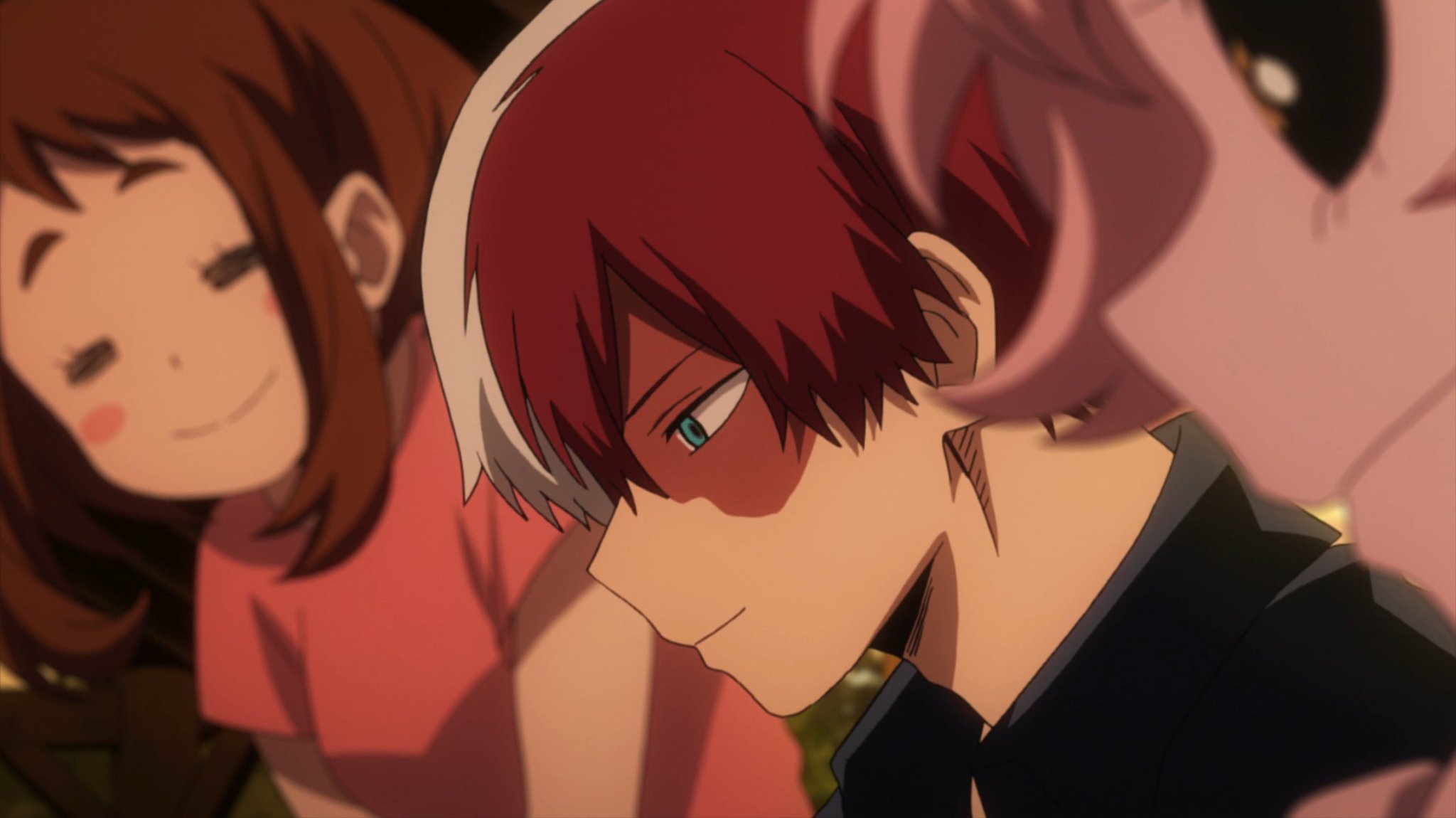 picture Blushing Shoto Todoroki Smile rare todoroki smile