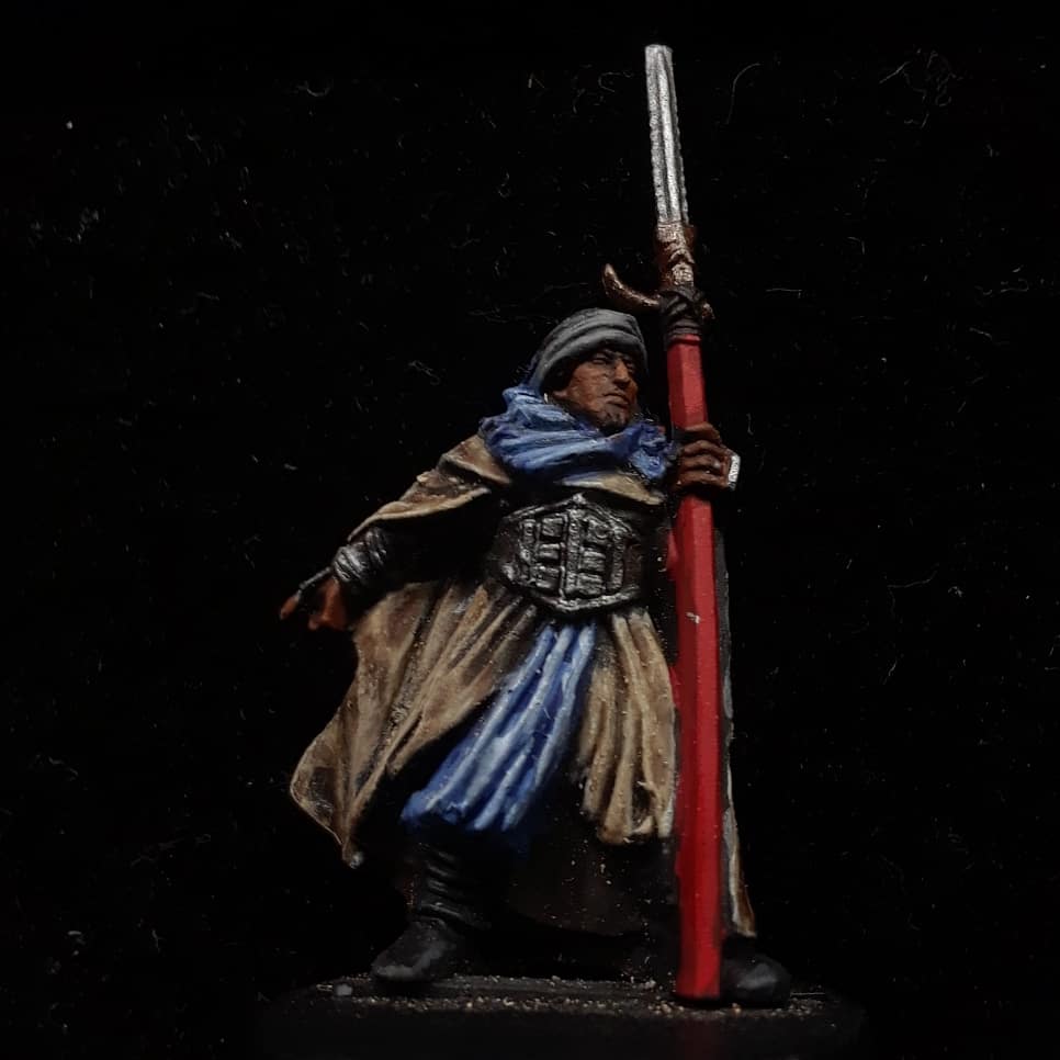 OddballPaint's tweet photo. A Chultan stands ready to defend Port Nyanzaru and his royal Prince employer #dnd #miniature #npc #adventures https://t.co/K9N6Uohgs0