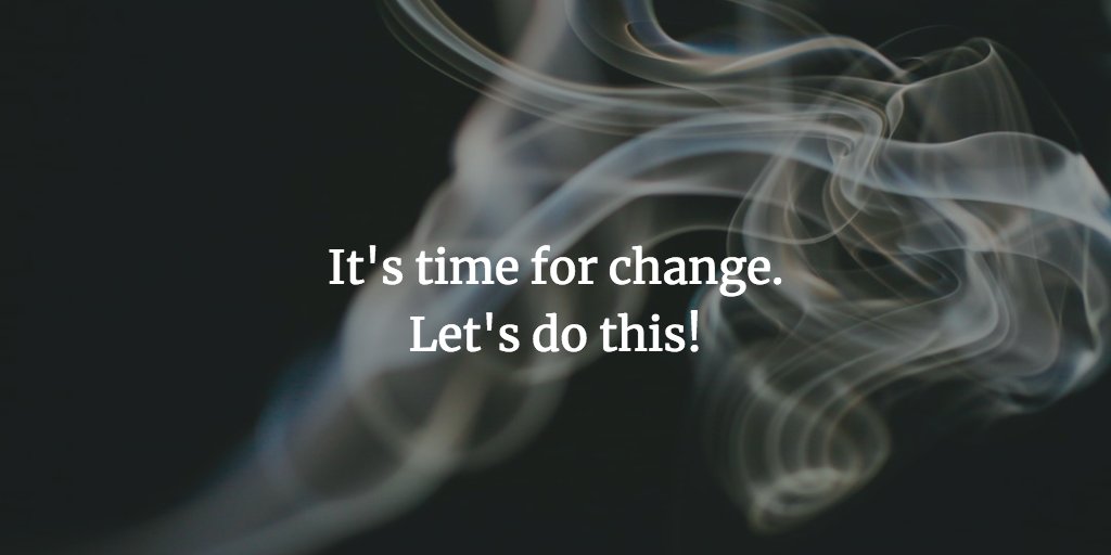 It's time for change.
Let's do this!
