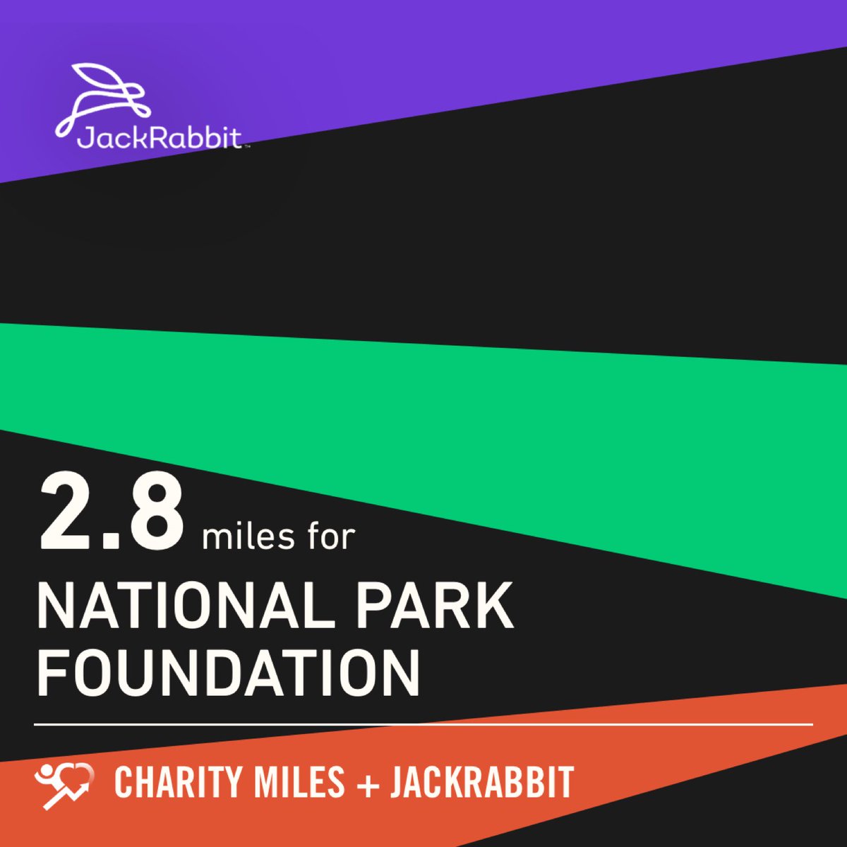 mattparrilli's tweet photo. In celebration of #EarthDay, 2.8 @CharityMiles for @goparks. Thx @Jackrabbit for sponsoring me. #EveryMileMatters @lilycigan #couplesrun https://t.co/5oGWI4t9Ra