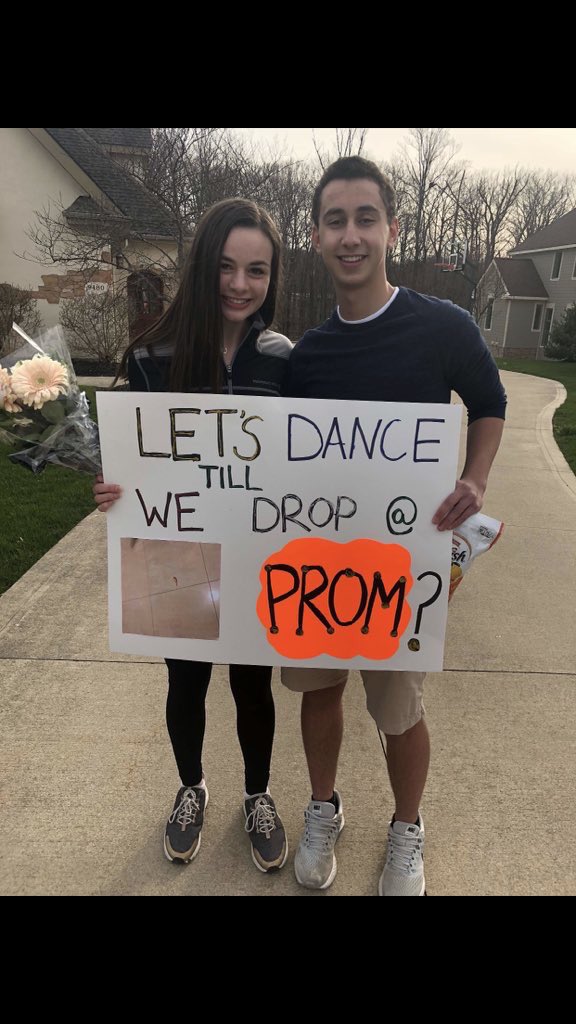 BBHHSProm2020's tweet photo. Can’t wait to see your moves at prom! @shannonlyden @Nick_Walcutt https://t.co/c4r0DPmfBH