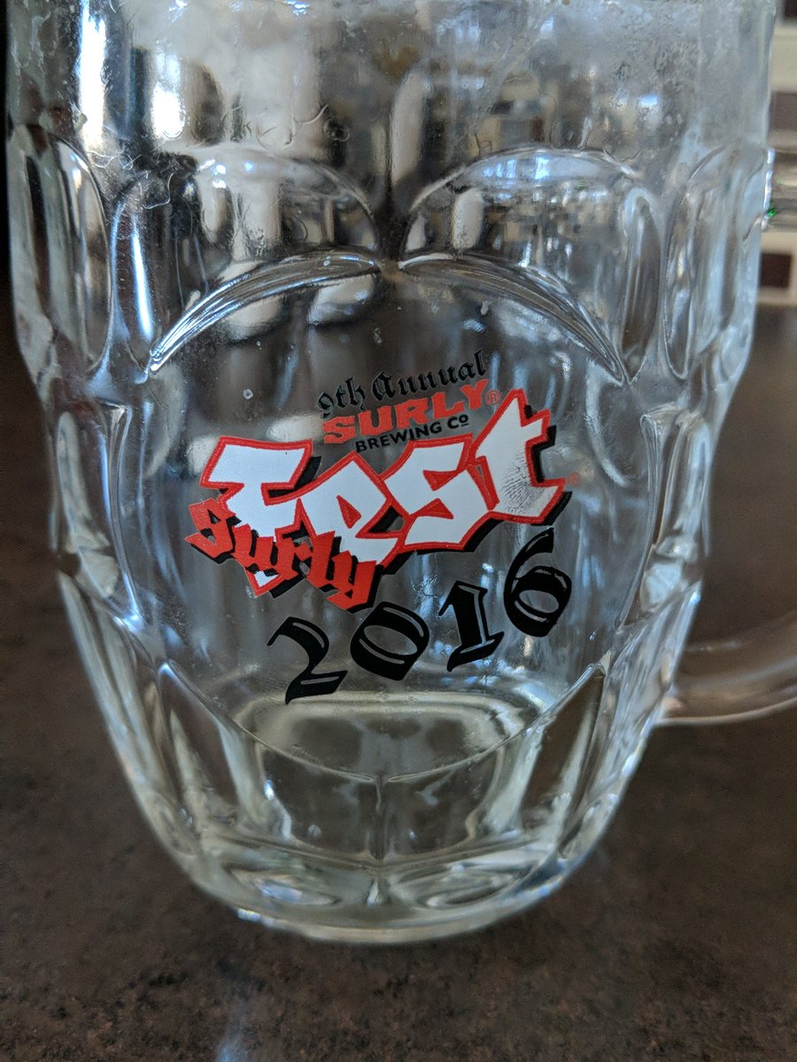 KatFuoss's tweet image. Disappointed in #surlybrewery #surly sponsored event 4/21/2018 in Lakeville, MN. Paid $20 for 2 mugs and received 2016 mugs (what I'm guessing was overstock from 2 years ago) #really
