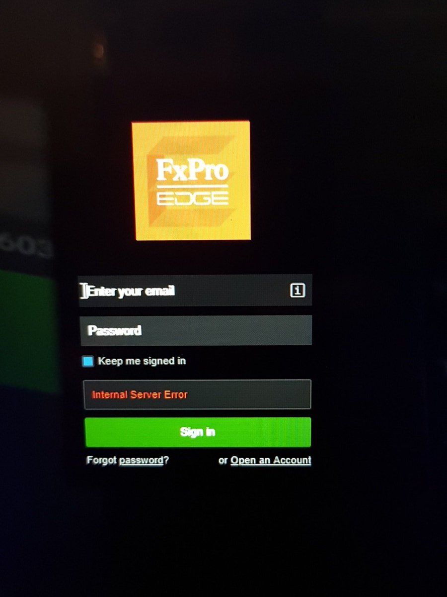 Dyllon68415436's tweet photo. @FxProGlobal Cannot log into my platform. Says internal server error. Please contact me asap. https://t.co/pqWePuuRFH
