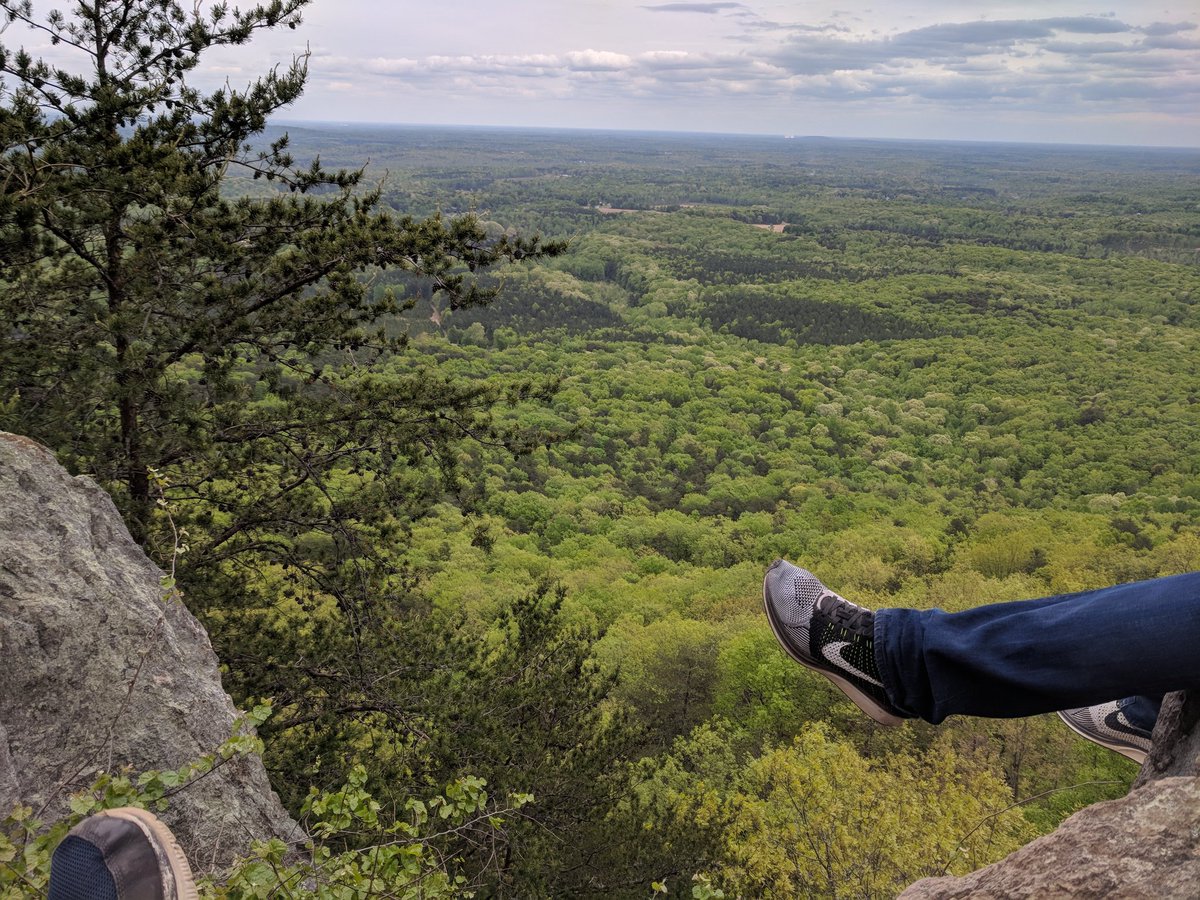 Hiked Crowders Mountain today. Worth it! Also my legs are jello now. I have Jello Legs.