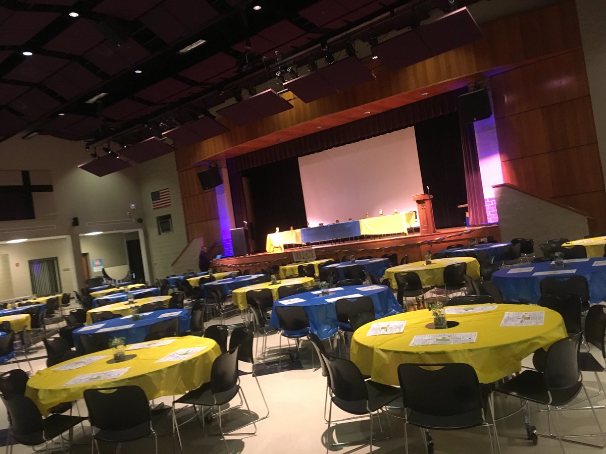 HolgateFFA's tweet photo. 2018 FFA Banquet is ready to go! Come see our Chapter award highest placings for CDEs and install new officers, tonight at 6 pm! 💙💛 https://t.co/xduxJRlbmU