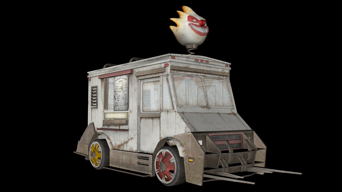 DJNormality's tweet photo. Update on my custom sweettooth from "Twisted Metal" 2012 almost done. Its a mod im making for GTA V, IV and SA.
#Twistedmetal #sweettooth #tm2012 #GTAV #GTAIV #GTASA #fanart #3dmodeling #3dmodels #custommods #badass #twistedmetalalliance #sweetride #sweettruck https://t.co/0lsnQ9HJKB