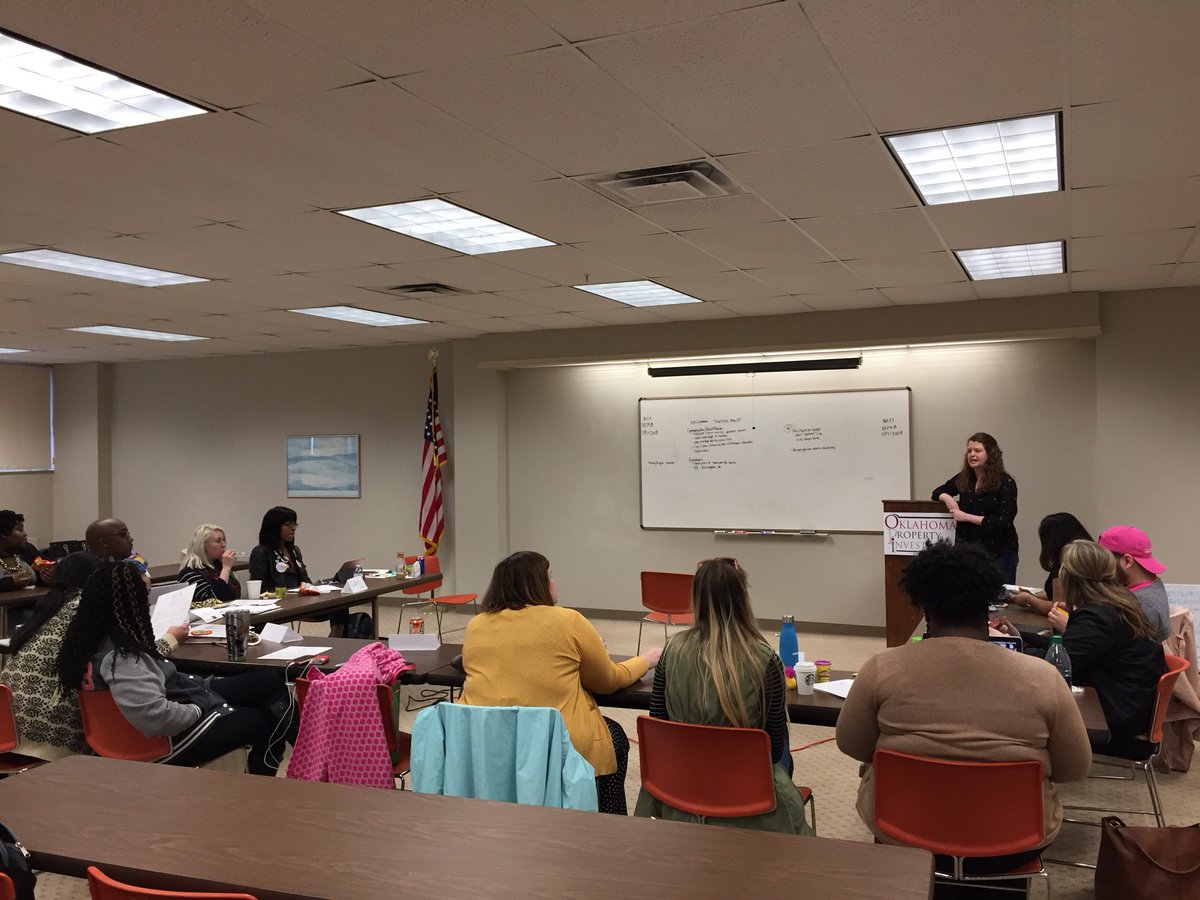 NLC_OK's tweet photo. We’re wrapping up the April Institute session with inspiring words from @TYPros’s executive director @maggiehoey as discussed the power of Young Professionals in community development and coalition building in the Tulsa metro (and beyond!) #NLCOK https://t.co/VDMHmhgEr1