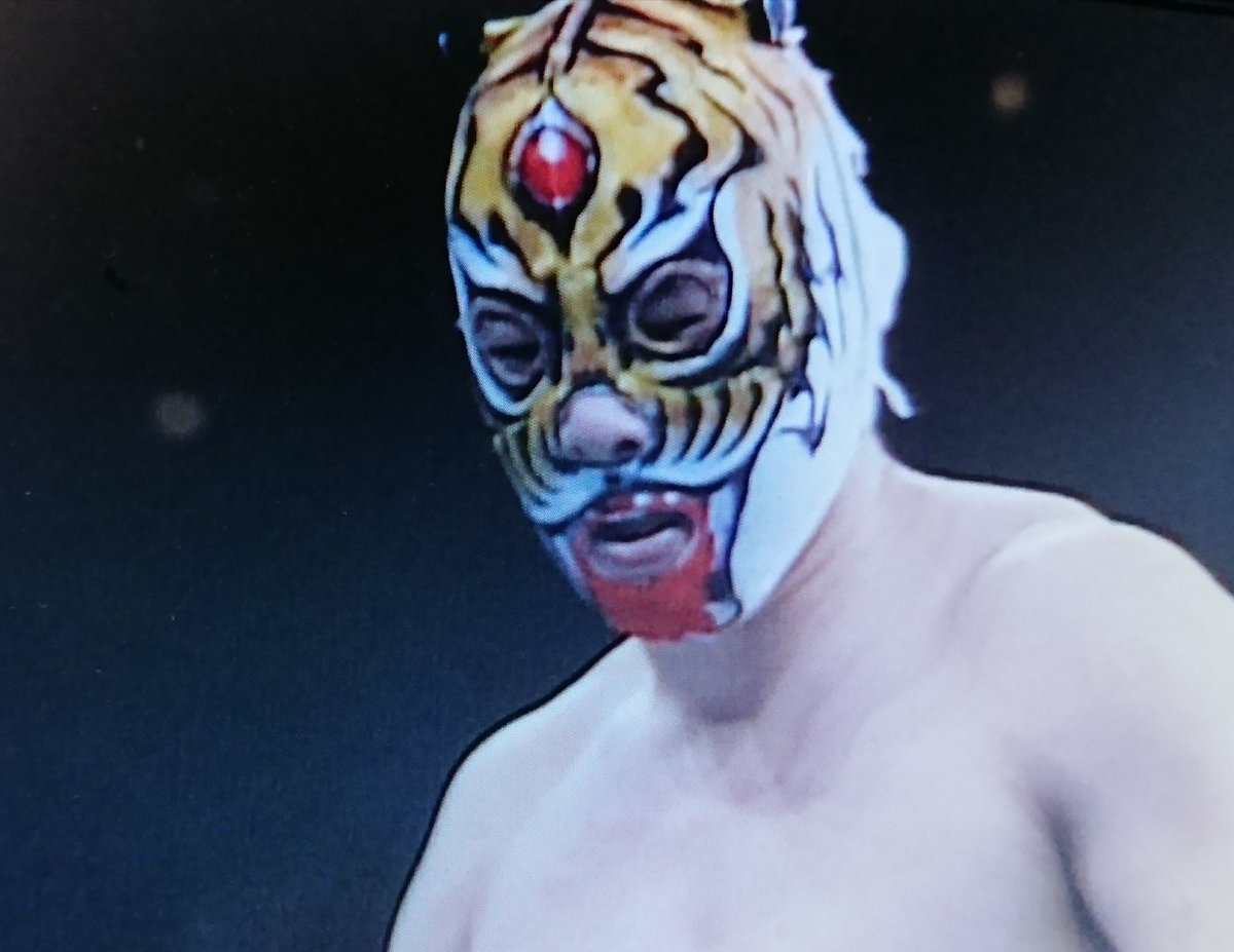 初代タイガーマスクデビュー戦マスク