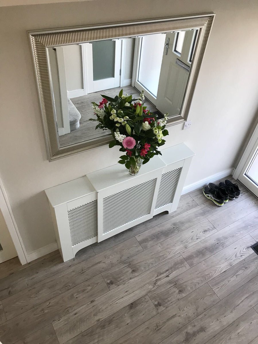 RandomTasksIE's tweet photo. Some nice finishing touches to Niamh &amp; Shawn’s home this weekend. The Bluetooth bathroom mirrors were especially cool, great for singing along to Spotify in the shower!! https://t.co/39mmCyLiCw