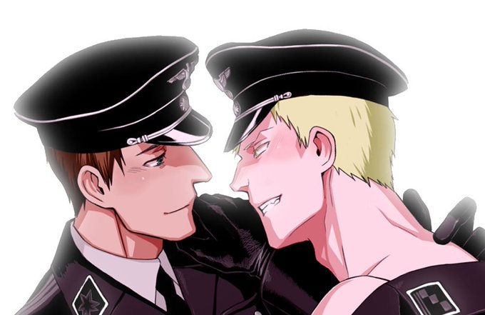 ベルライは軍服と軍帽似合うのtwitterイラスト検索結果