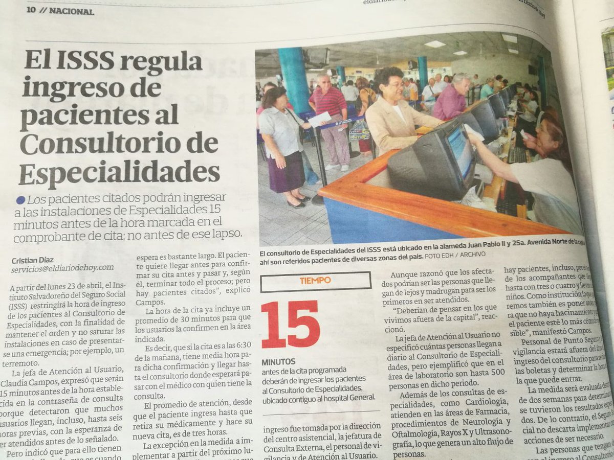 Guille_Valen65's tweet photo. Y desde cuando @isss_gob_sv le pertenece a ineficientes burócratas; el sistema es de la gente que aporta y merece un trato digno
@ToyitoSal https://t.co/FiYCfgSP4q
