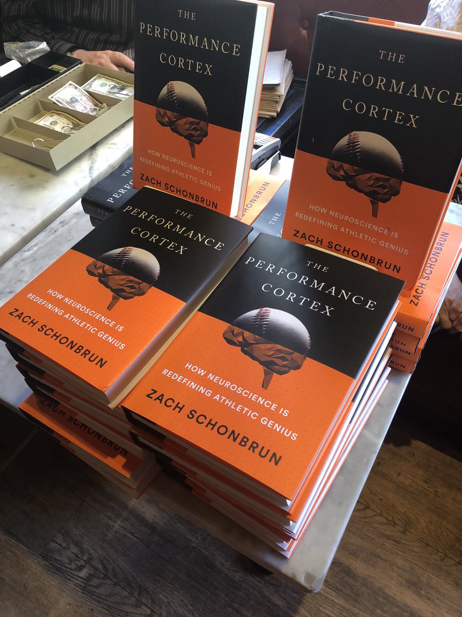 DuttonBooks's tweet photo. We’re at @zschonbrun’s launch party in Manhattan today—if you’re a sports fan and/or a science geek...you need to check this one out 👇🏻👇🏻👇🏻👇🏻 #performancecortex https://t.co/fCMWF9j7kp