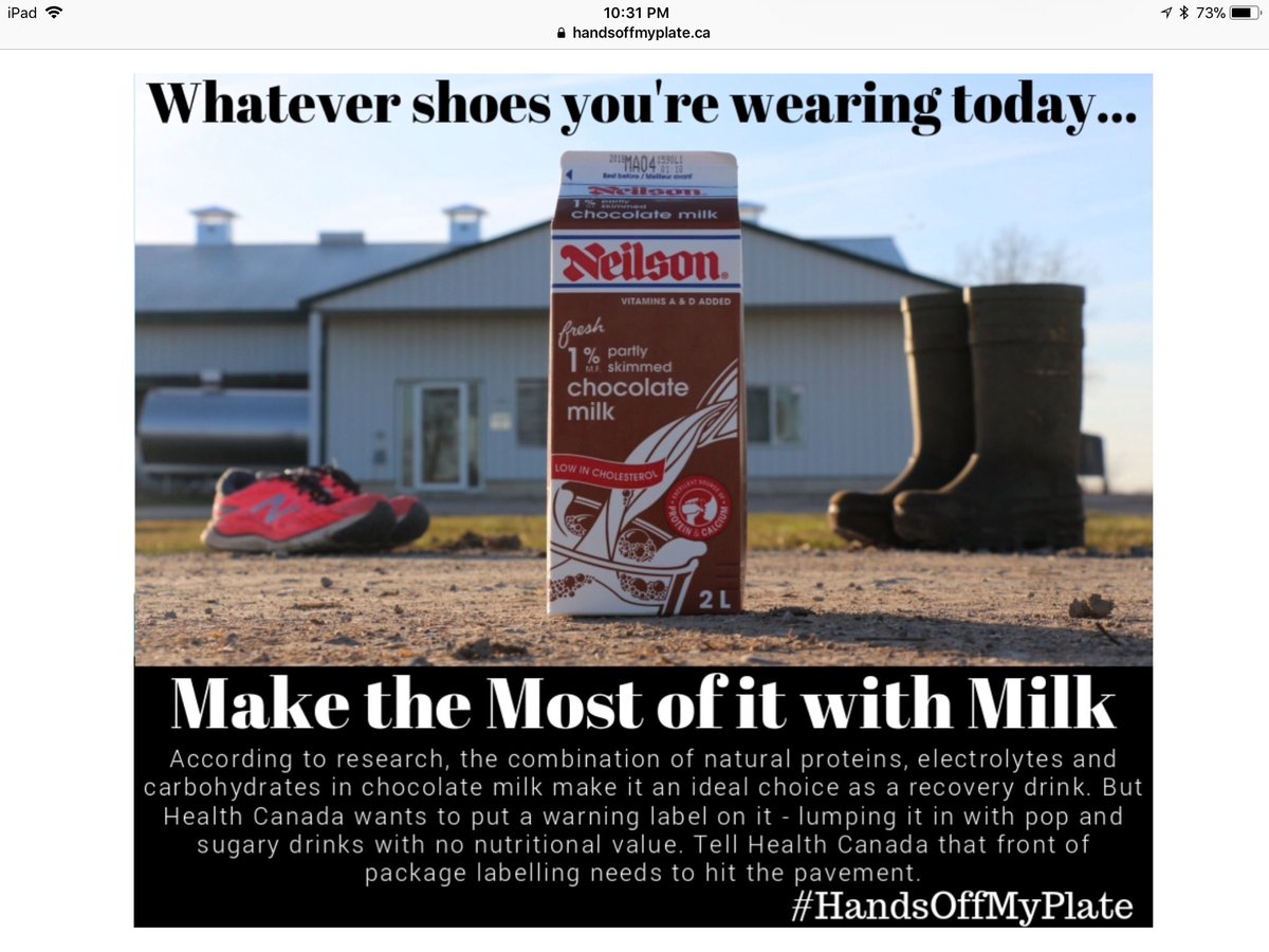 If you Google #HandsOffMyPlate today you won’t understand what you see

The government want to warn us for chocolate milk...
But coke seems to be ok!!!

This needs to be stopped! 

#HandsOffMyPlate