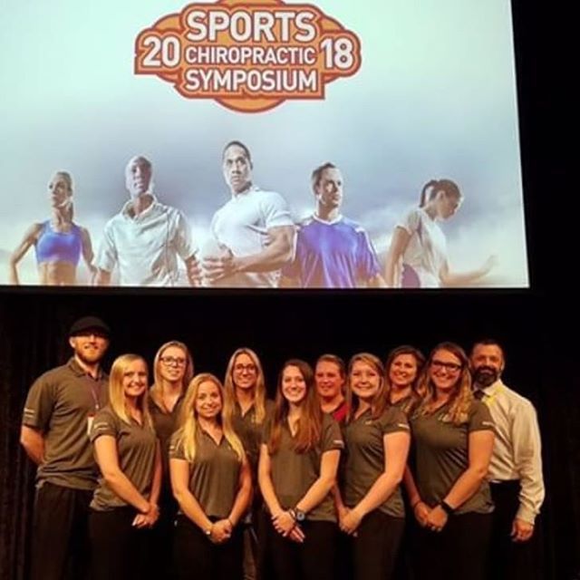 SportsChiroAus's tweet photo. Special mention to our friends who came all the way from @northwesternu #NWHU. Thank you @paigeferraz for sharing. We hope you all had a lovely time and learnt a lot from this bunch of Aussies! #SCASymp18 https://t.co/qRsAtjrHbi https://t.co/07aMWT4FXt